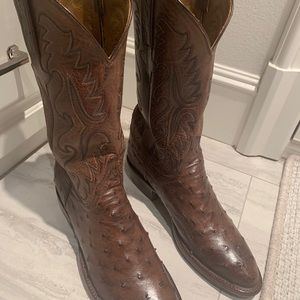 Lucchese Classic full quill Ostrich cowboy boots